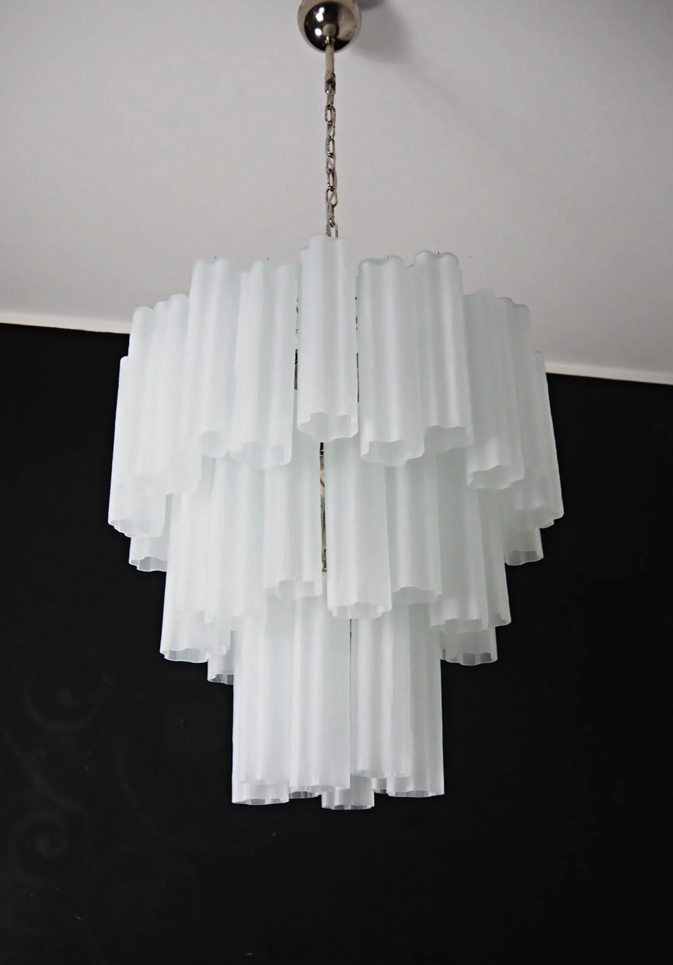 Murano Chandelier – 48 tubes – matte white - Image 24