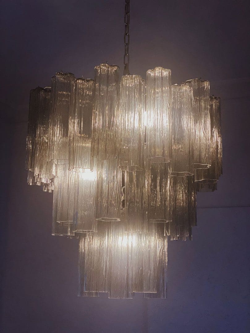 Murano Chandelier – 48 tubes – Smoked - Image 20