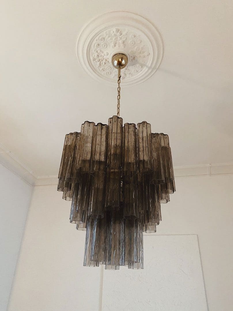 Murano Chandelier – 48 tubes – Smoked - Image 22