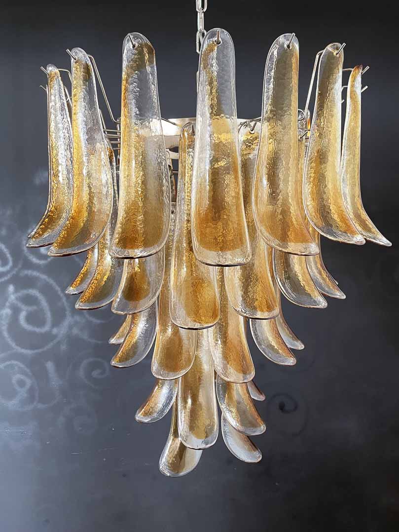 Murano Chandelier – 52 petals – Amber - Image 9