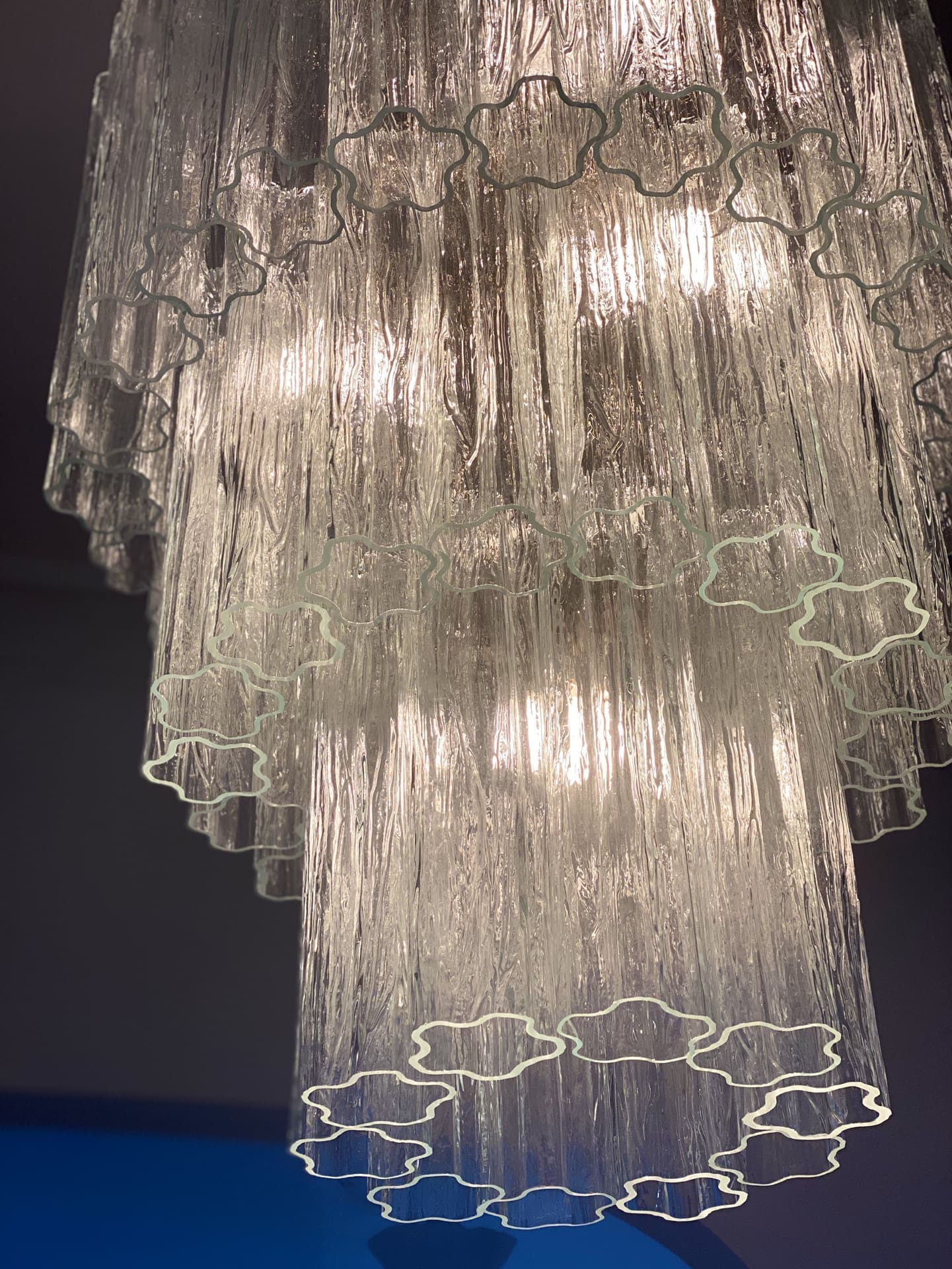 Murano Chandelier – 52 tubes – Transparent - Image 6