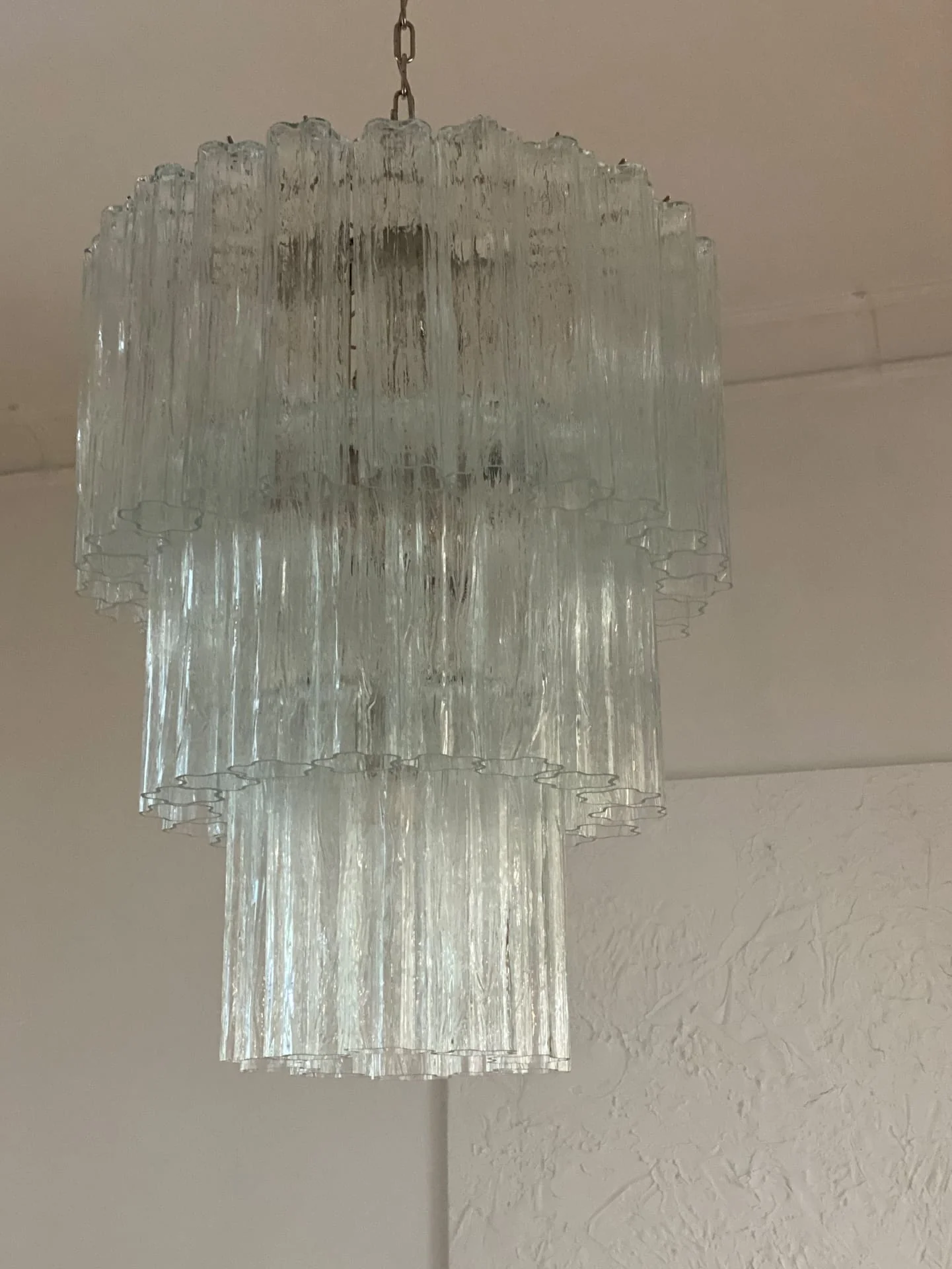 Murano Chandelier – 52 tubes – Transparent - Image 8