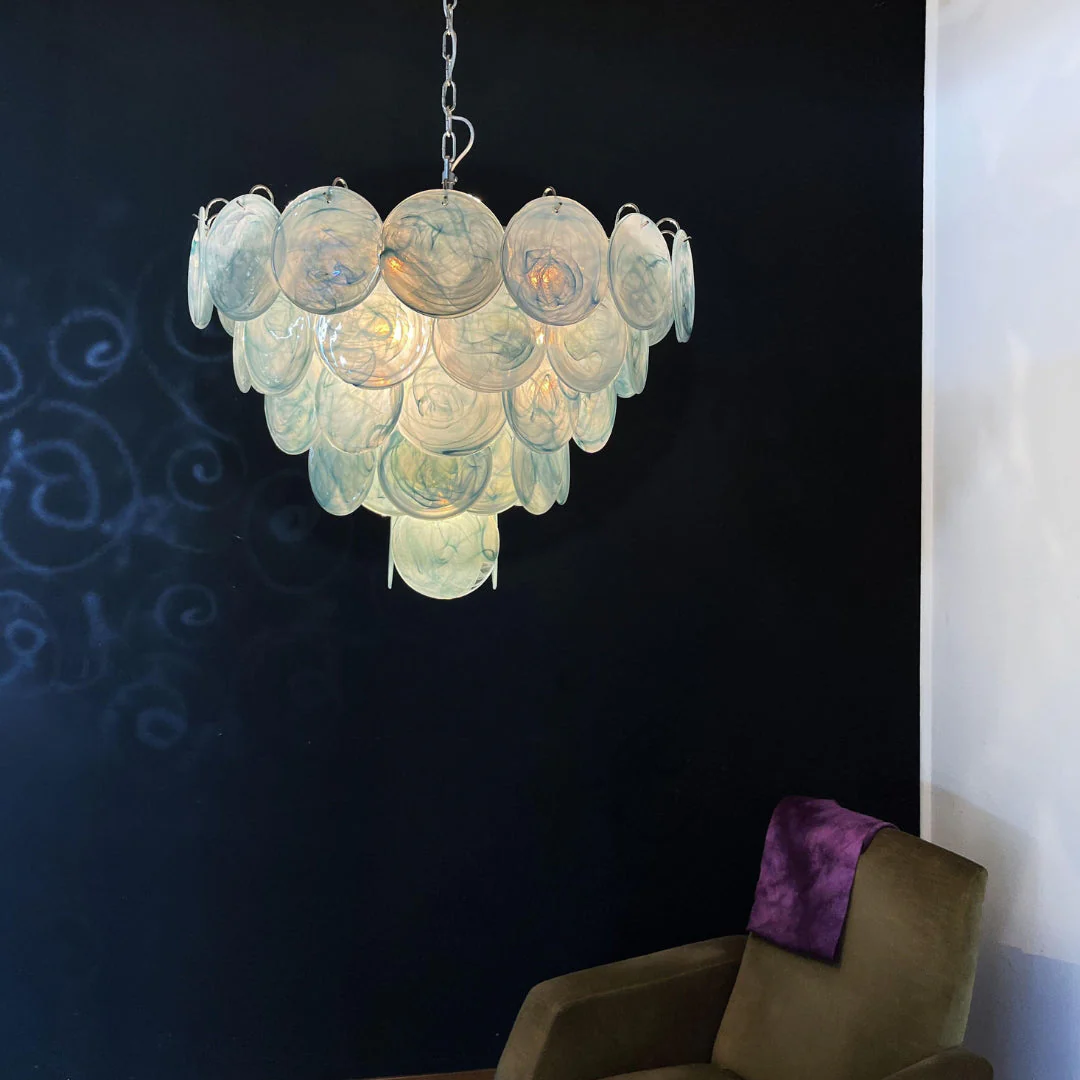 Murano Chandelier 57 Blue - Image 13