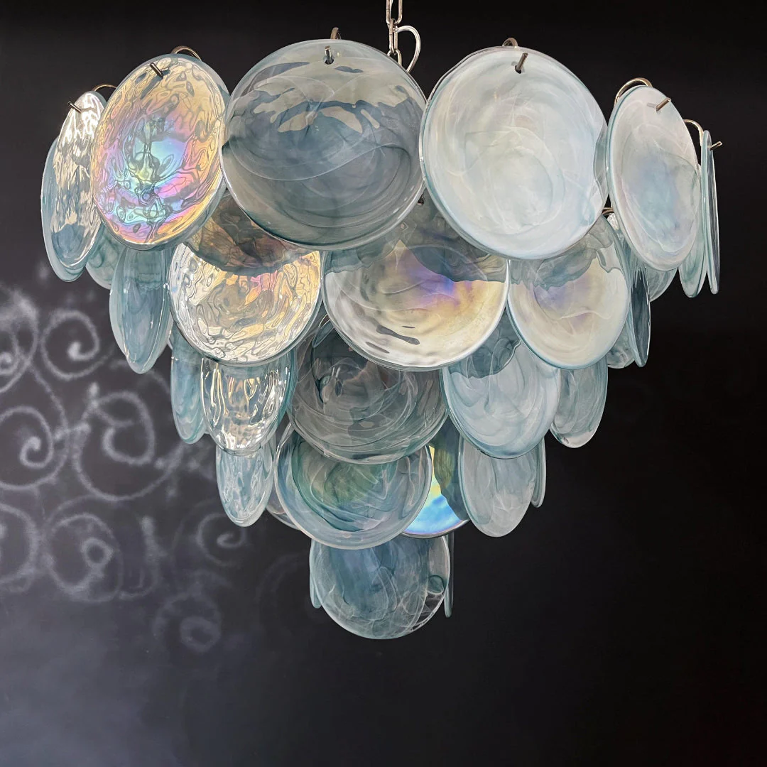 Murano Chandelier 57 Blue - Image 19