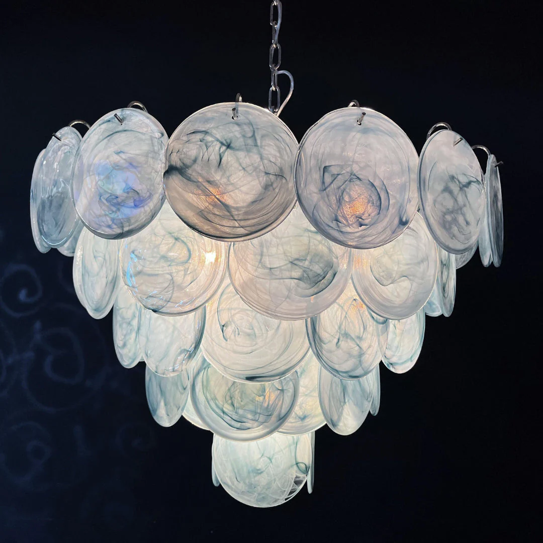 Murano Chandelier 57 Blue - Image 29