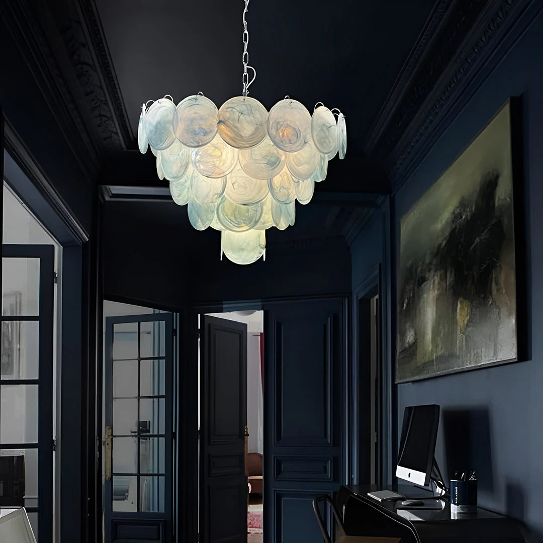 Murano Chandelier 57 Blue - Image 6