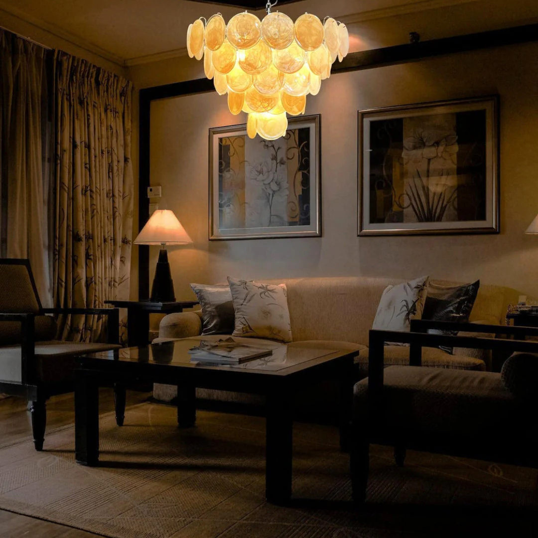 Murano Chandelier 57 Gold - Image 11