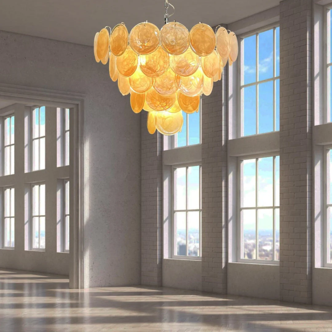 Murano Chandelier 57 Gold - Image 13