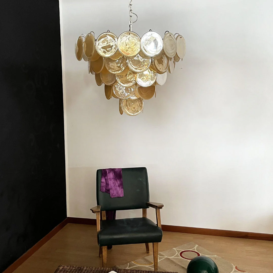 Murano Chandelier 57 Gold - Image 16