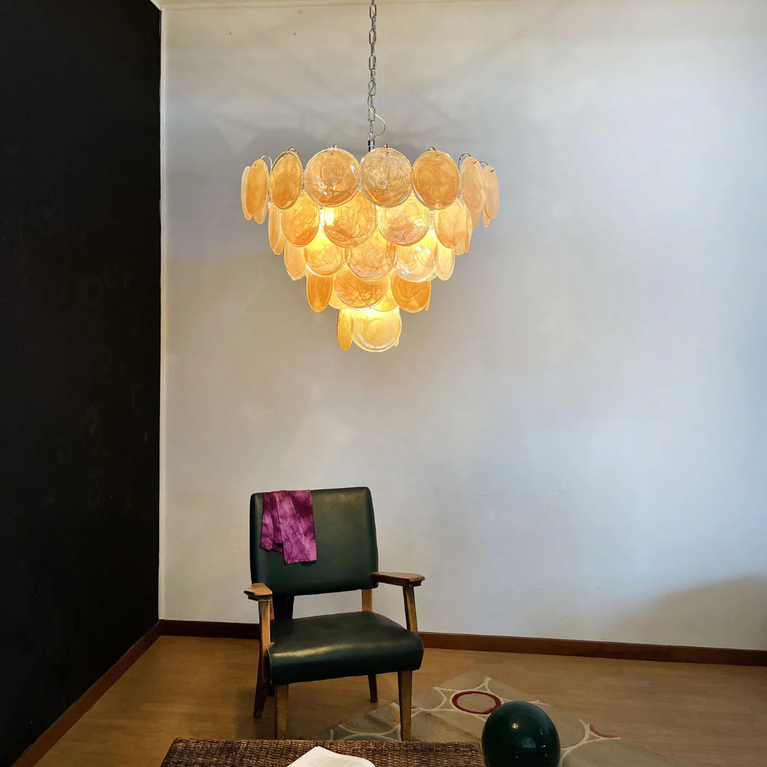 Murano Chandelier 57 Gold - Image 4