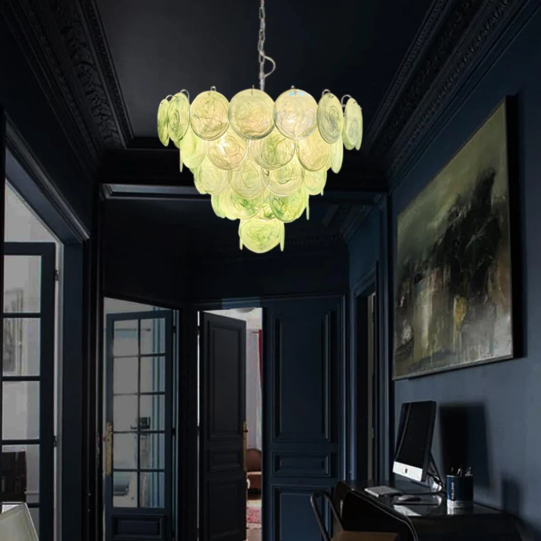 Murano Chandelier 57 Green - Image 12
