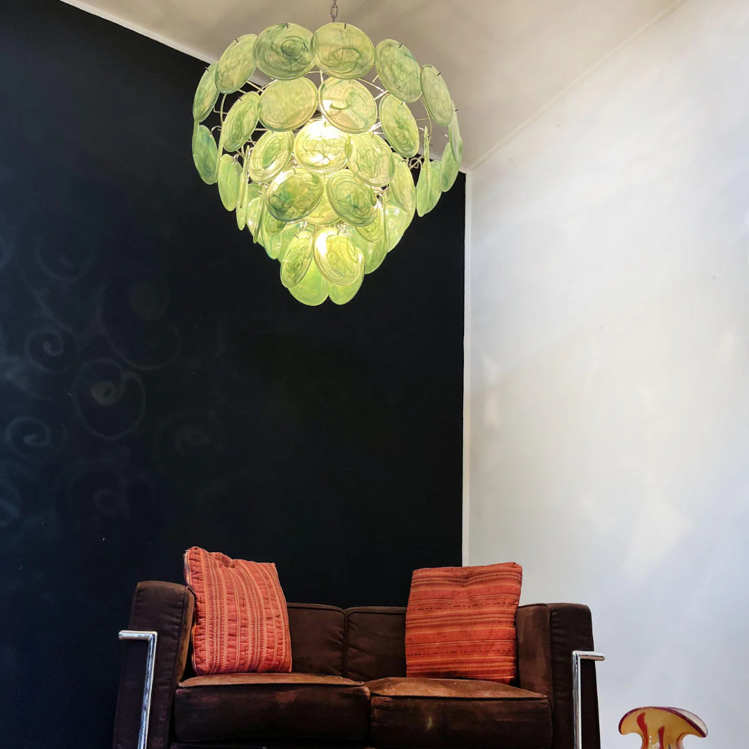 Murano Chandelier 57 Green - Image 15