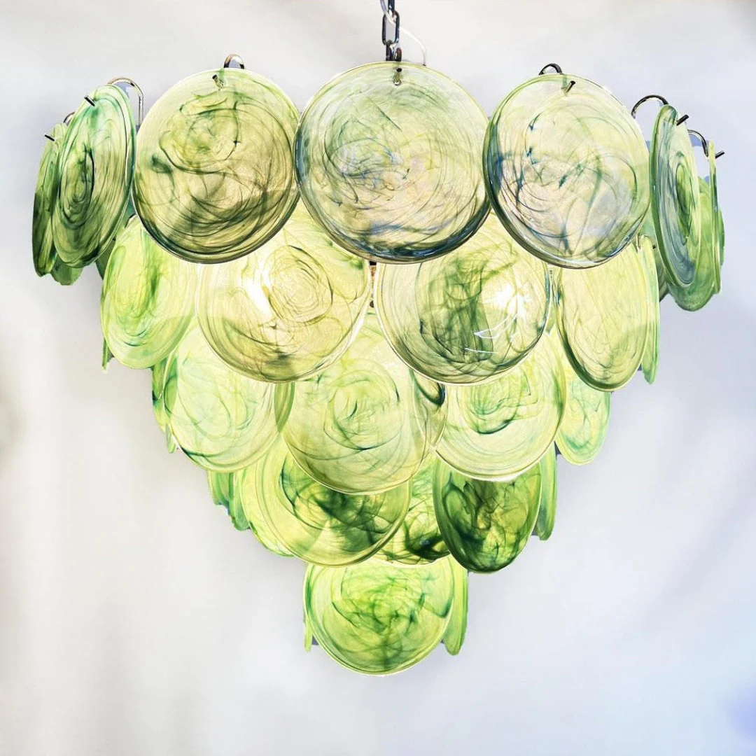 Murano Chandelier 57 Green - Image 19