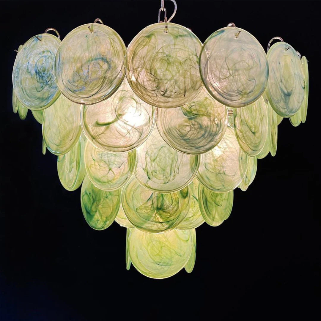 Murano Chandelier 57 Green - Image 23