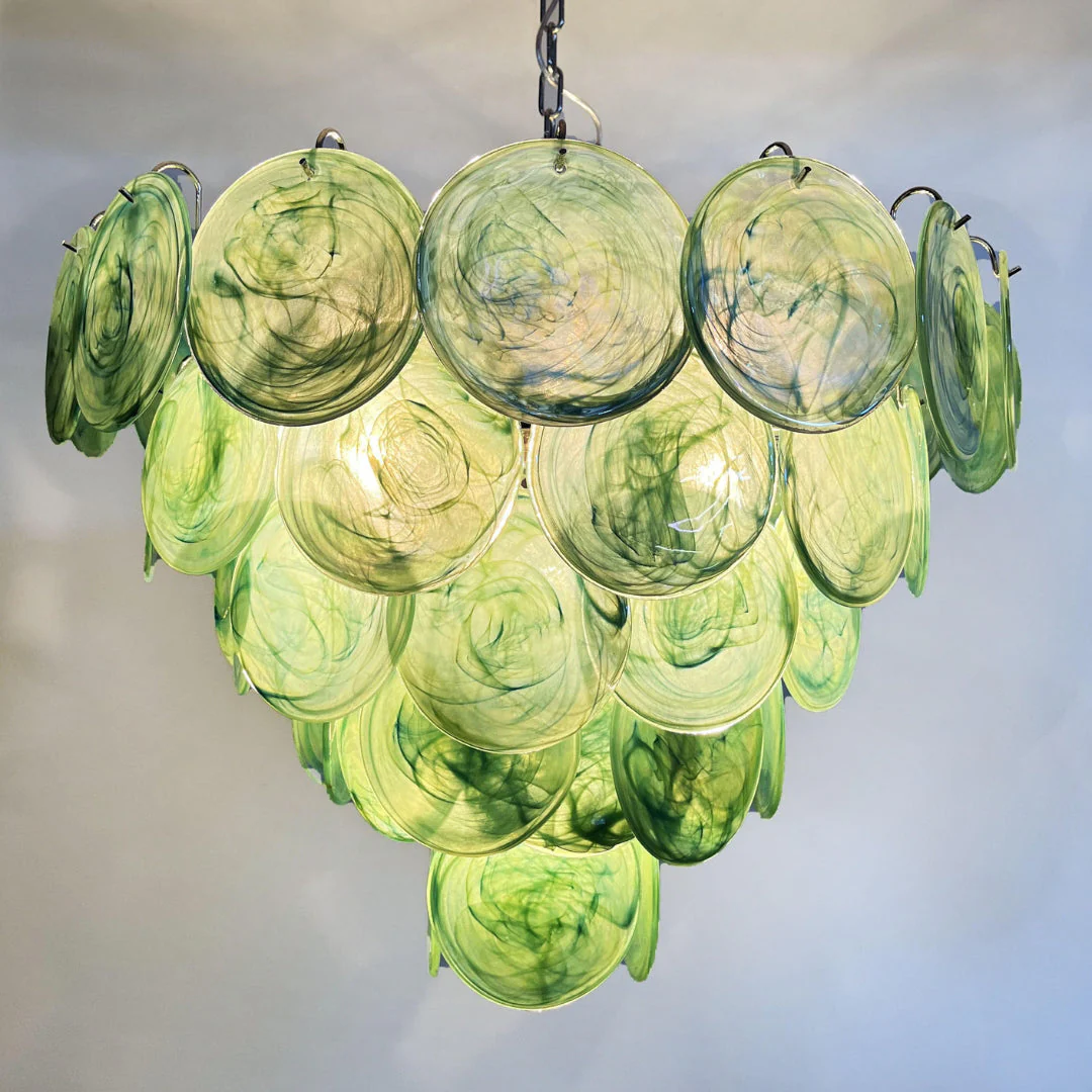 Murano Chandelier 57 Green - Image 24
