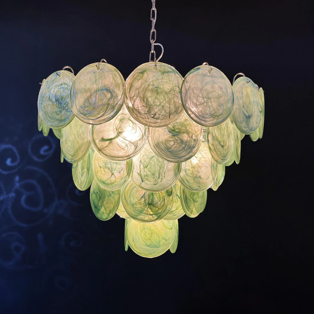 Murano Chandelier 57 Green - Image 25