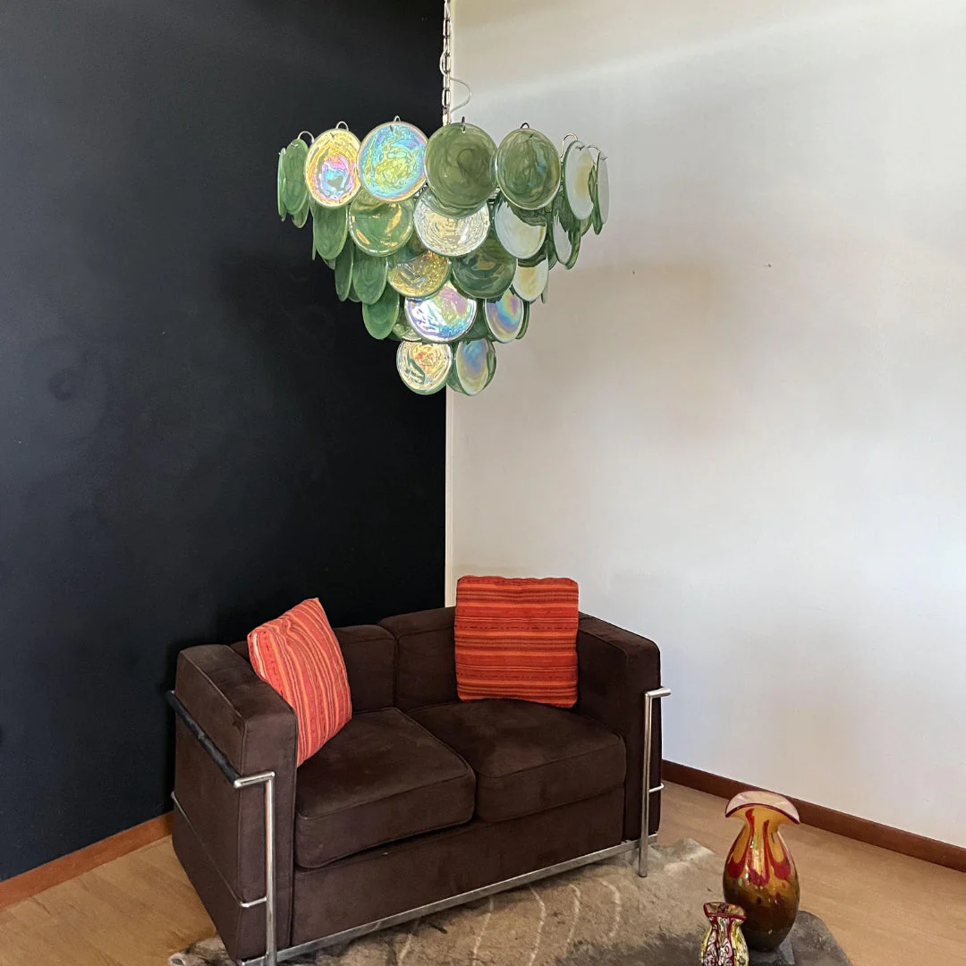 Murano Chandelier 57 Green - Image 6