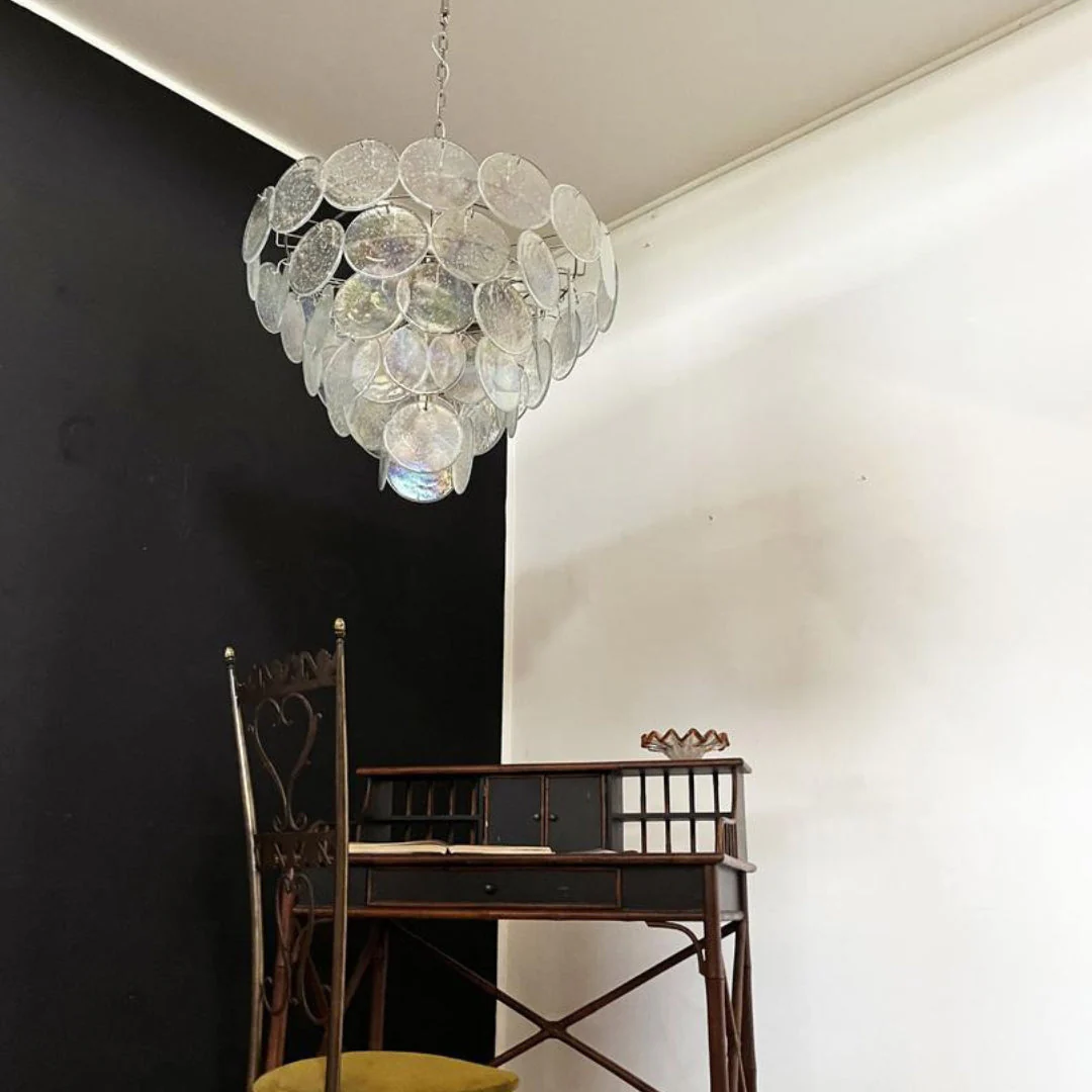 Murano Chandelier 57 Iridescent Glass - Image 12