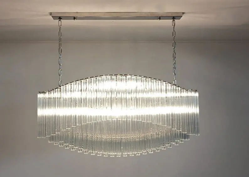 Murano Chandelier – Pagoda – 292 prisms – Transparent - Image 3