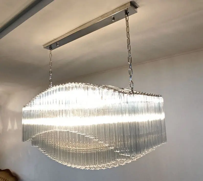 Murano Chandelier – Pagoda – 292 prisms – Transparent - Image 4