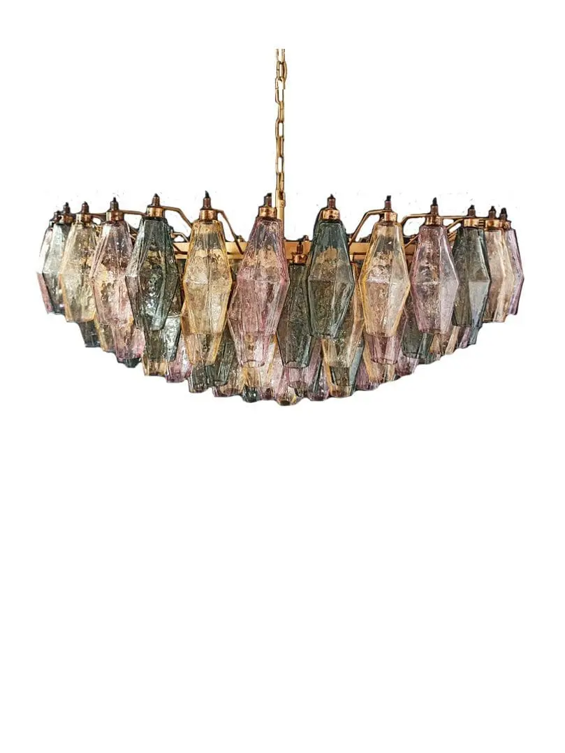 Murano Chandelier – Poliedri – 185 glass – Multi - Image 6