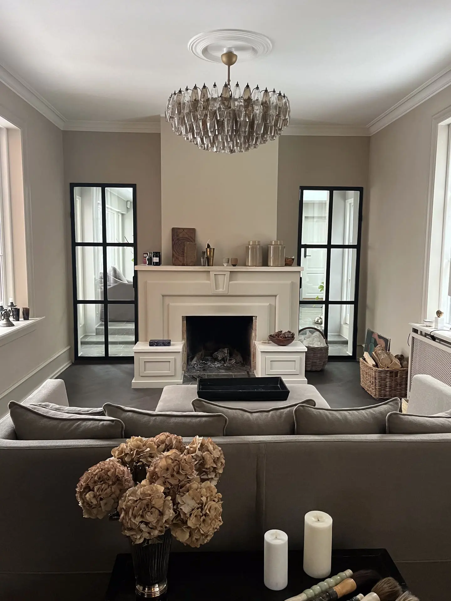 Murano Chandelier – Poliedri – 185 glass – White Alabaster - Image 18