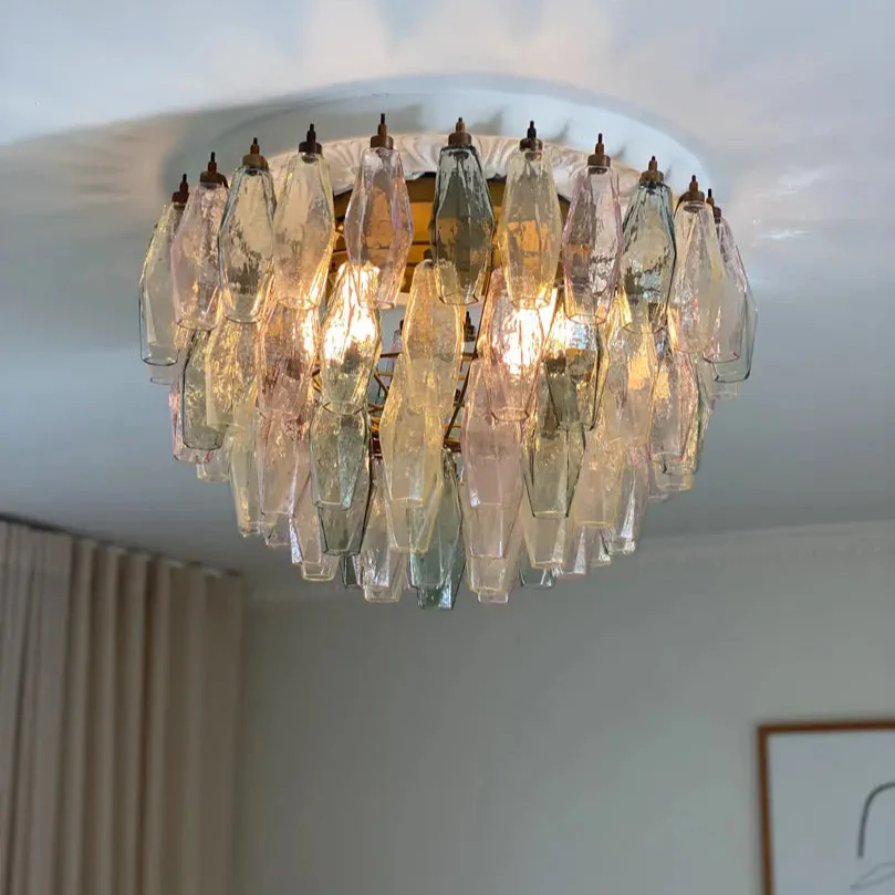 Murano Chandelier – Poliedri – 84 glasses – Multi - Image 4