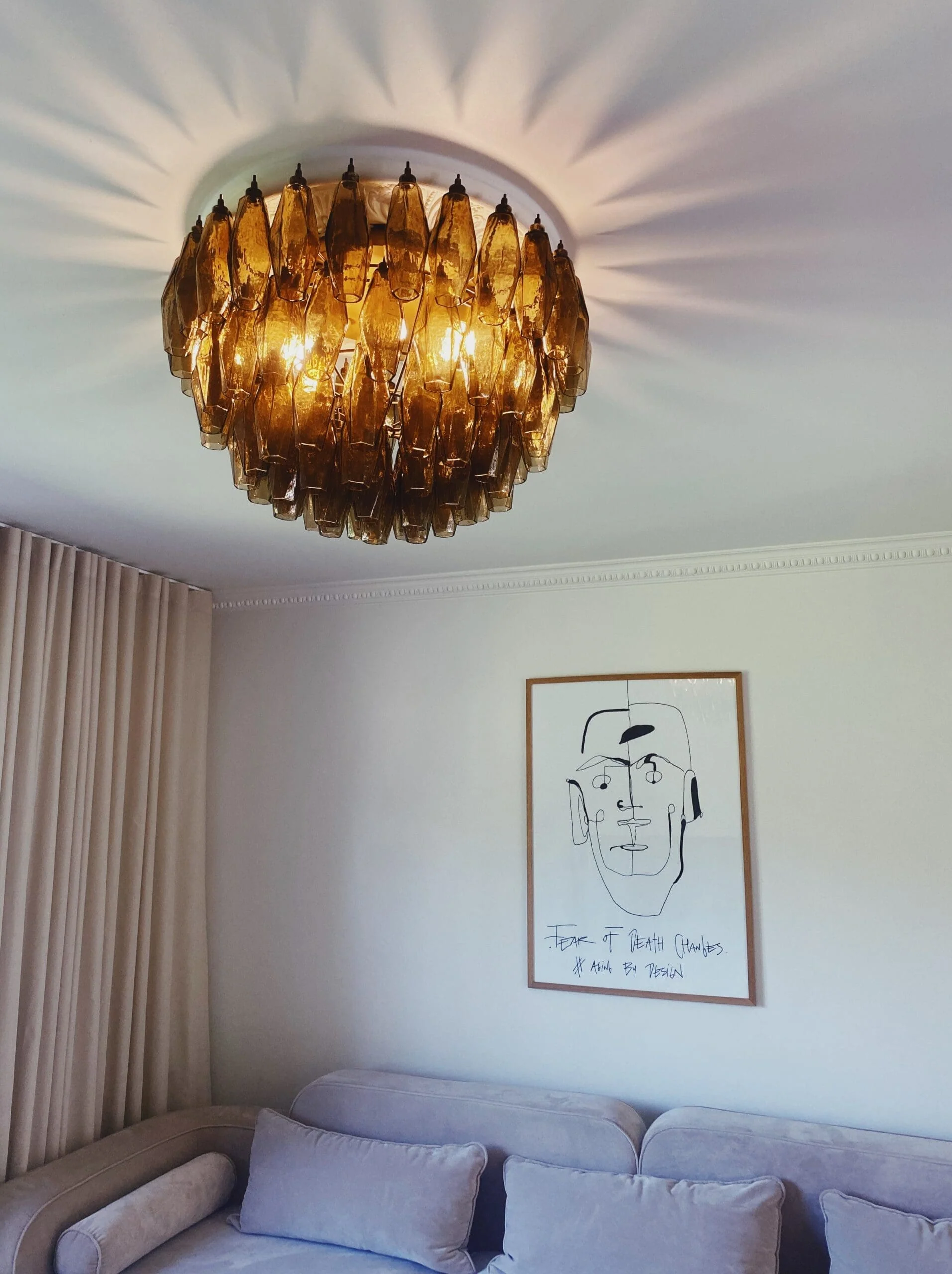 Murano Chandelier – Poliedri – 84 glasses - Image 19