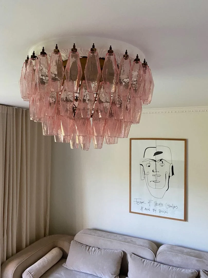 Murano Chandelier – Poliedri – 84 glasses - Image 2