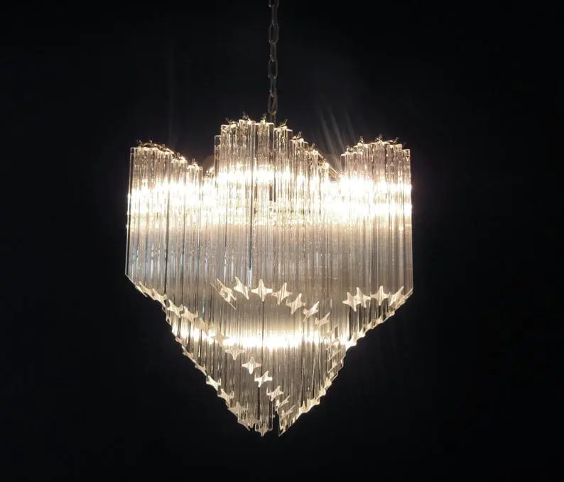 Murano Chandelier – Viennetta -114 prims – Transparent - Image 7