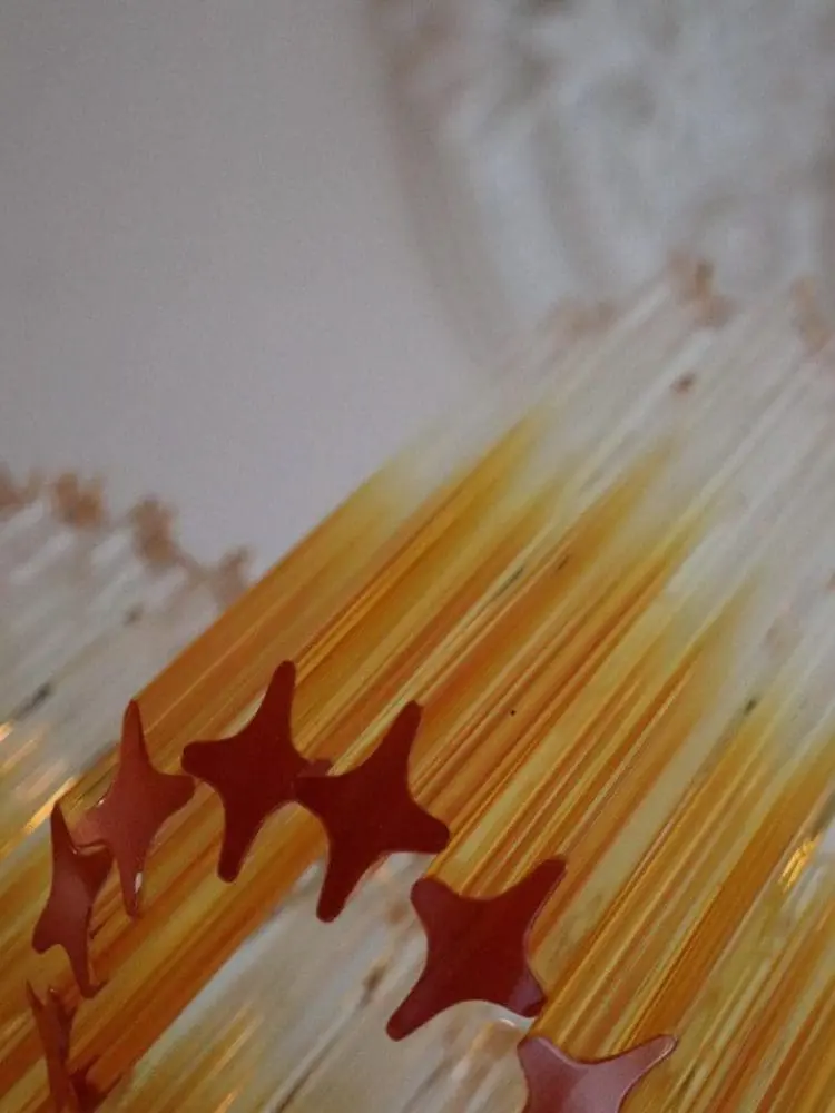 Murano Chandelier – Viennetta – 114 prisms – Amber - Image 3