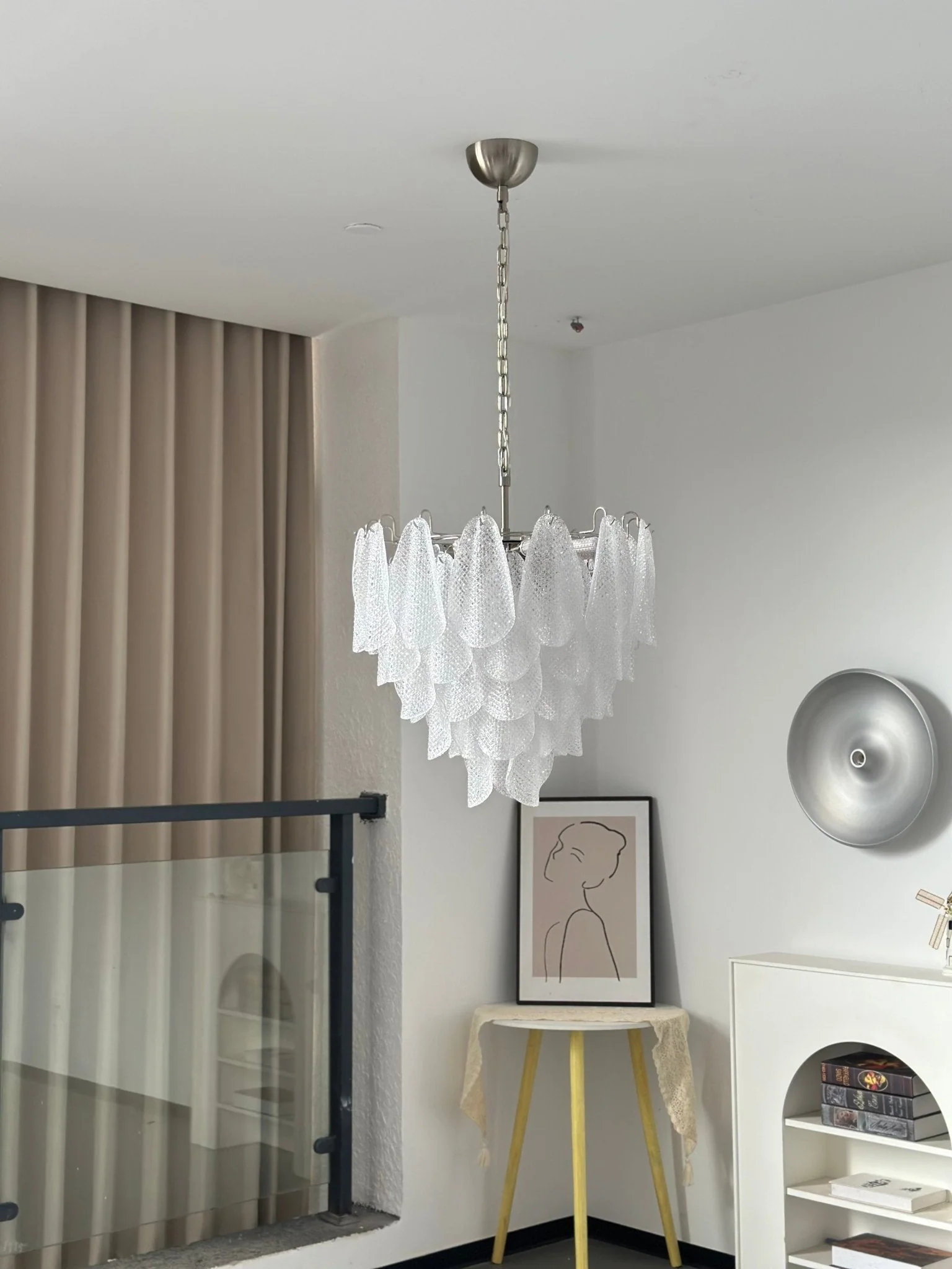 Murano Glass Teardrop Chandelier - Image 2