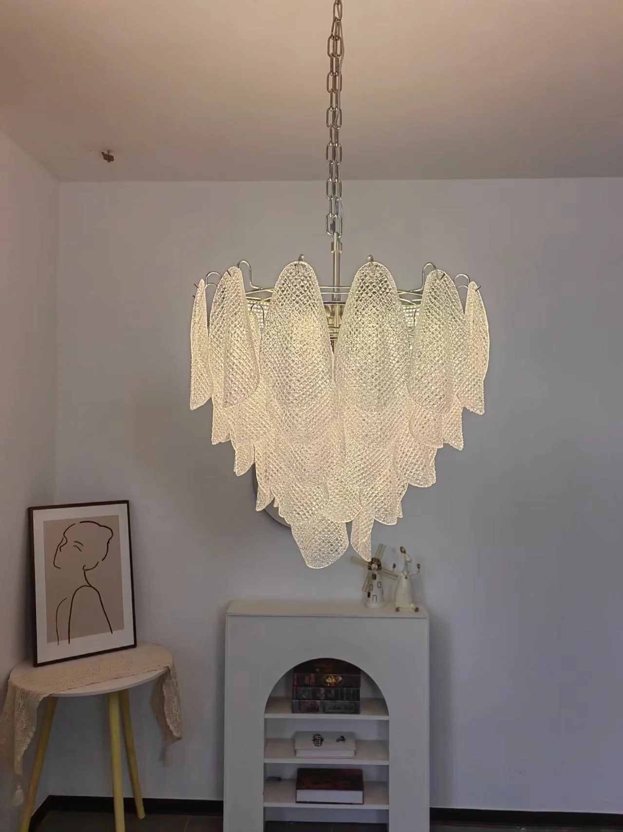 Murano Glass Teardrop Chandelier - Image 8