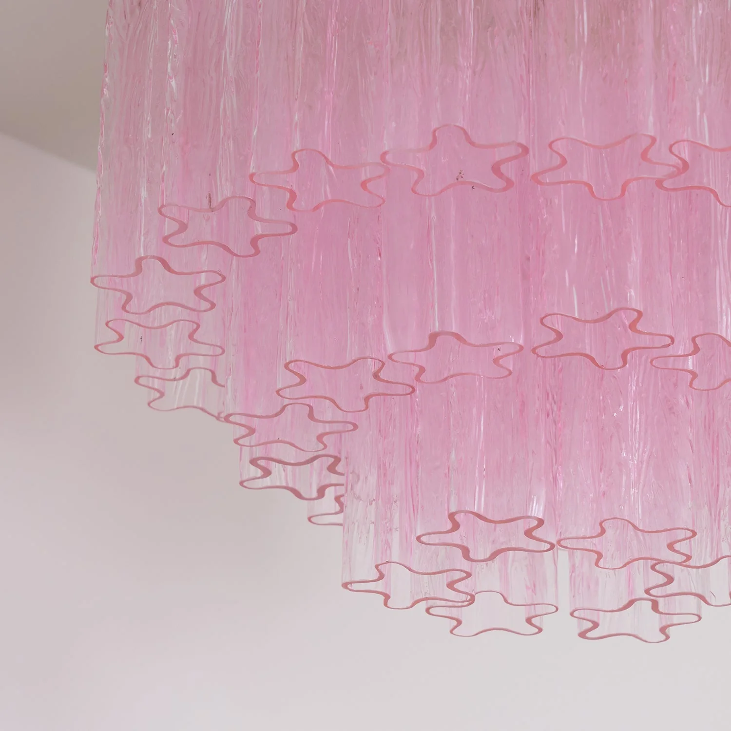 Murano Pink Glass Ceiling Light - Image 17