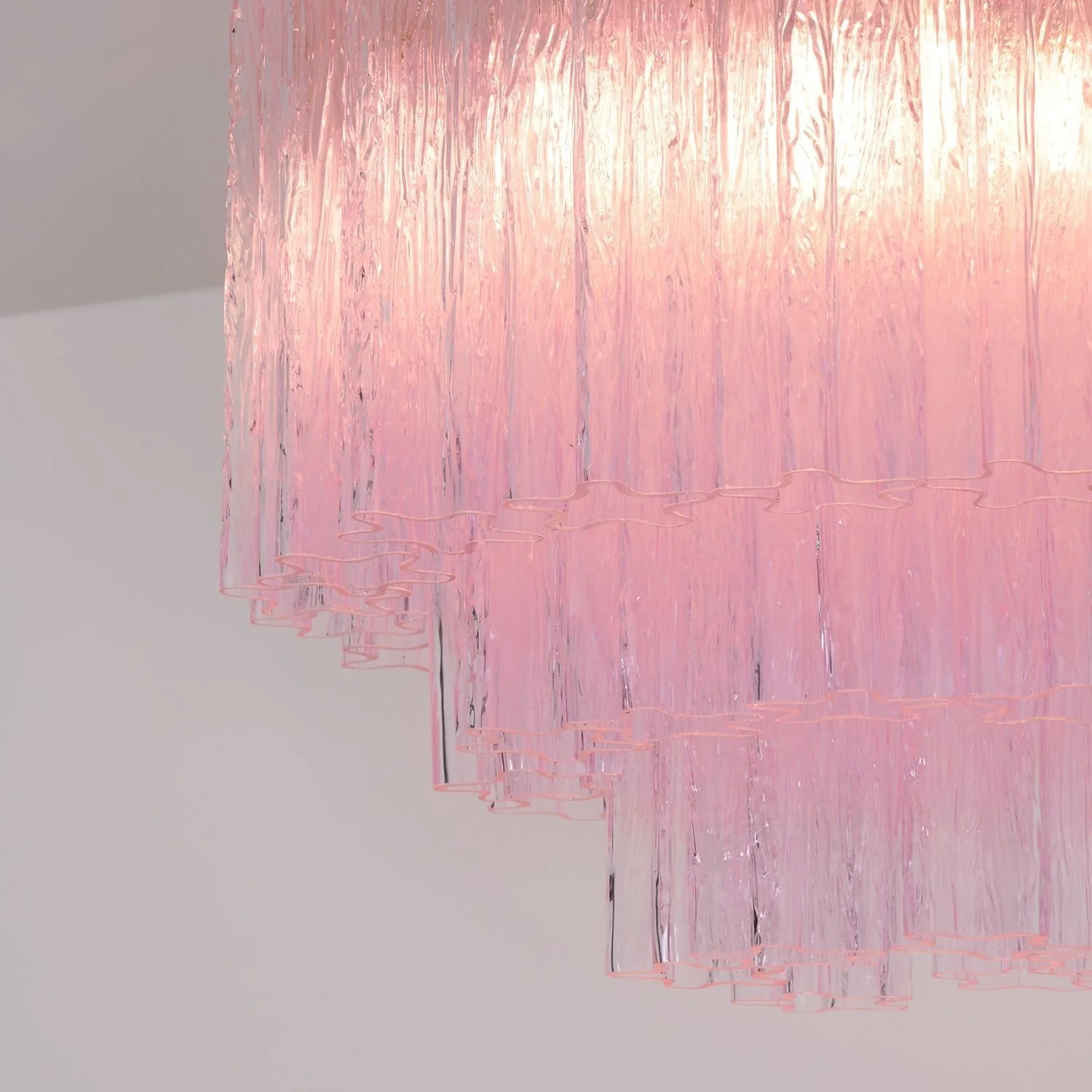 Murano Pink Glass Ceiling Light - Image 34