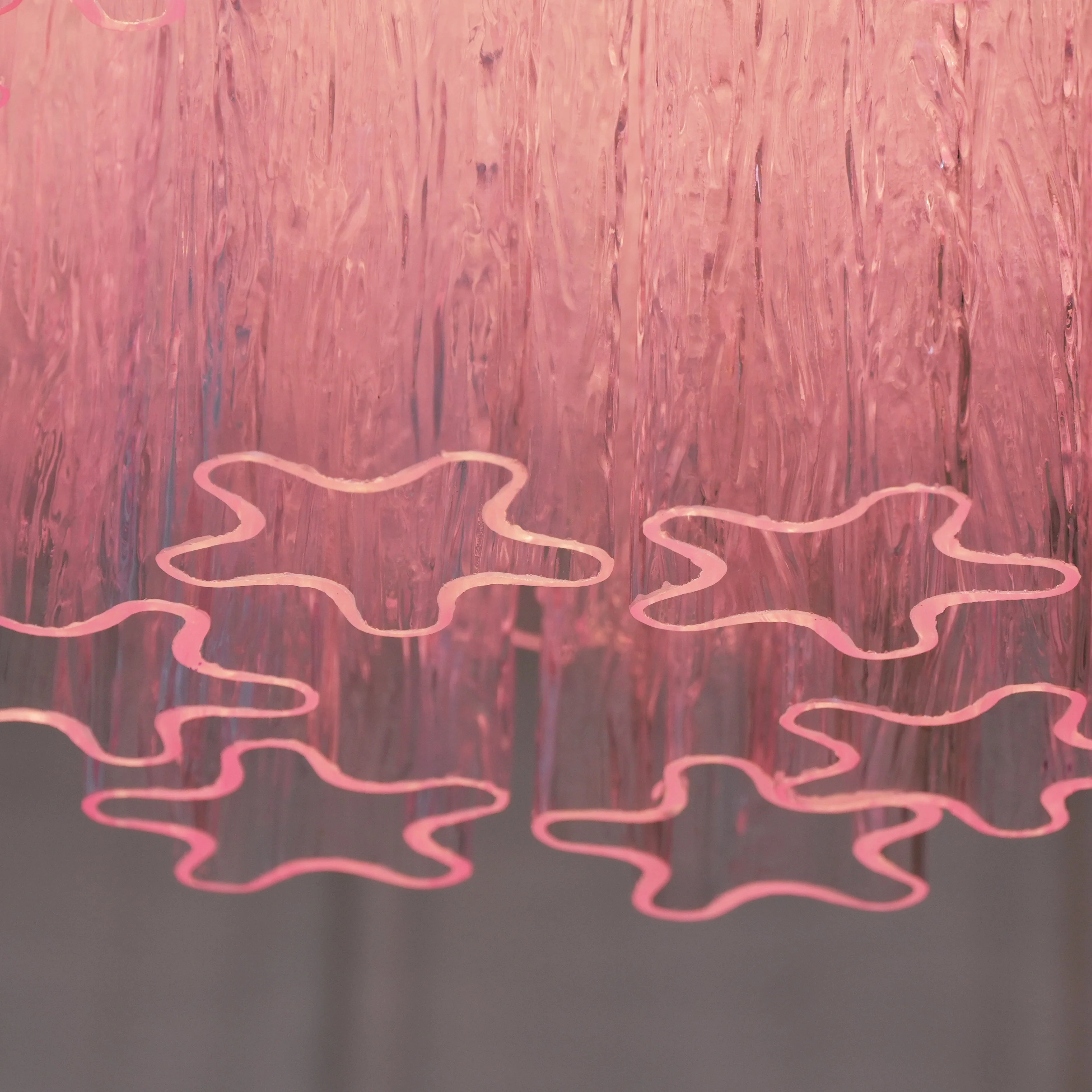Murano Pink Glass Ceiling Light - Image 35