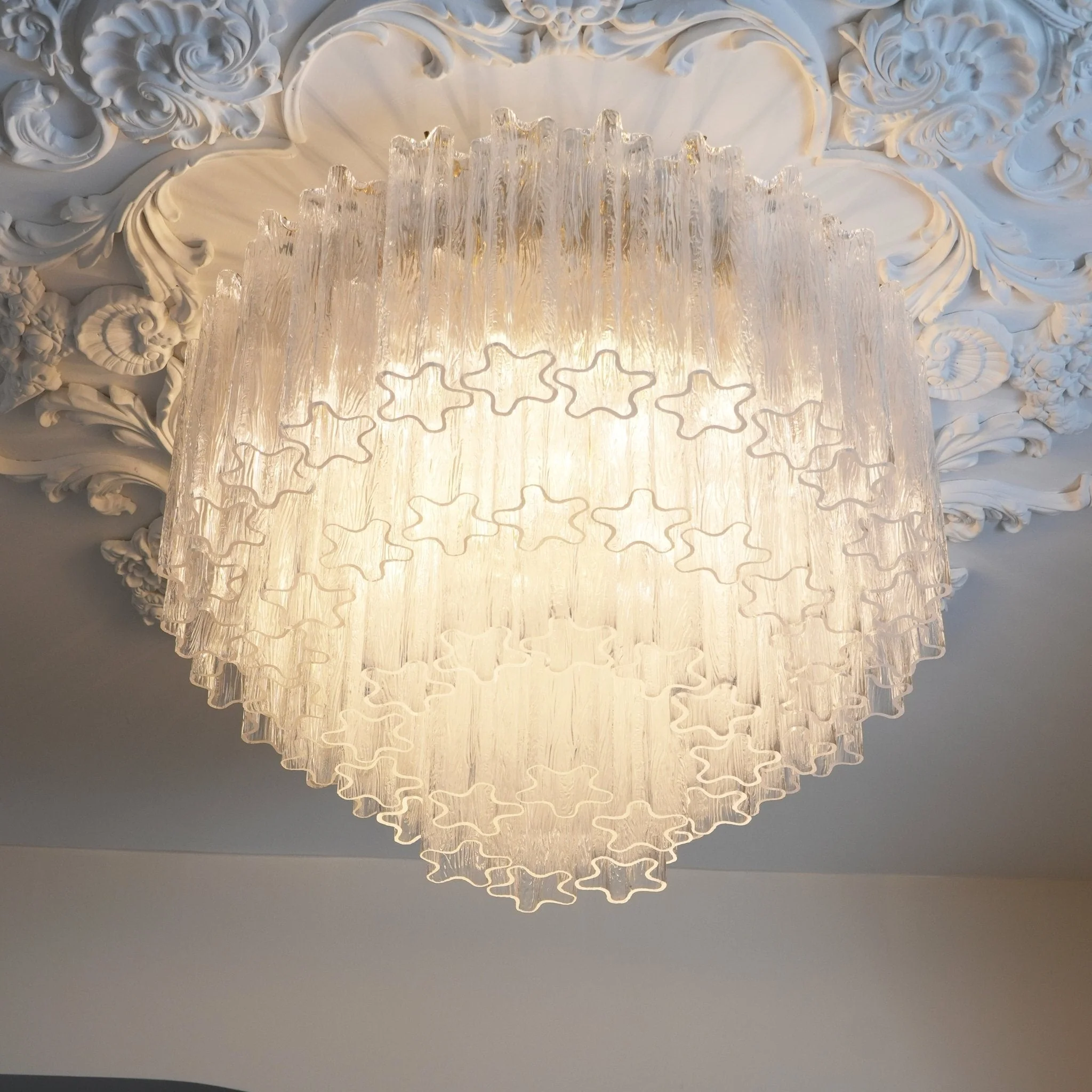 Murano Pink Glass Ceiling Light - Image 40