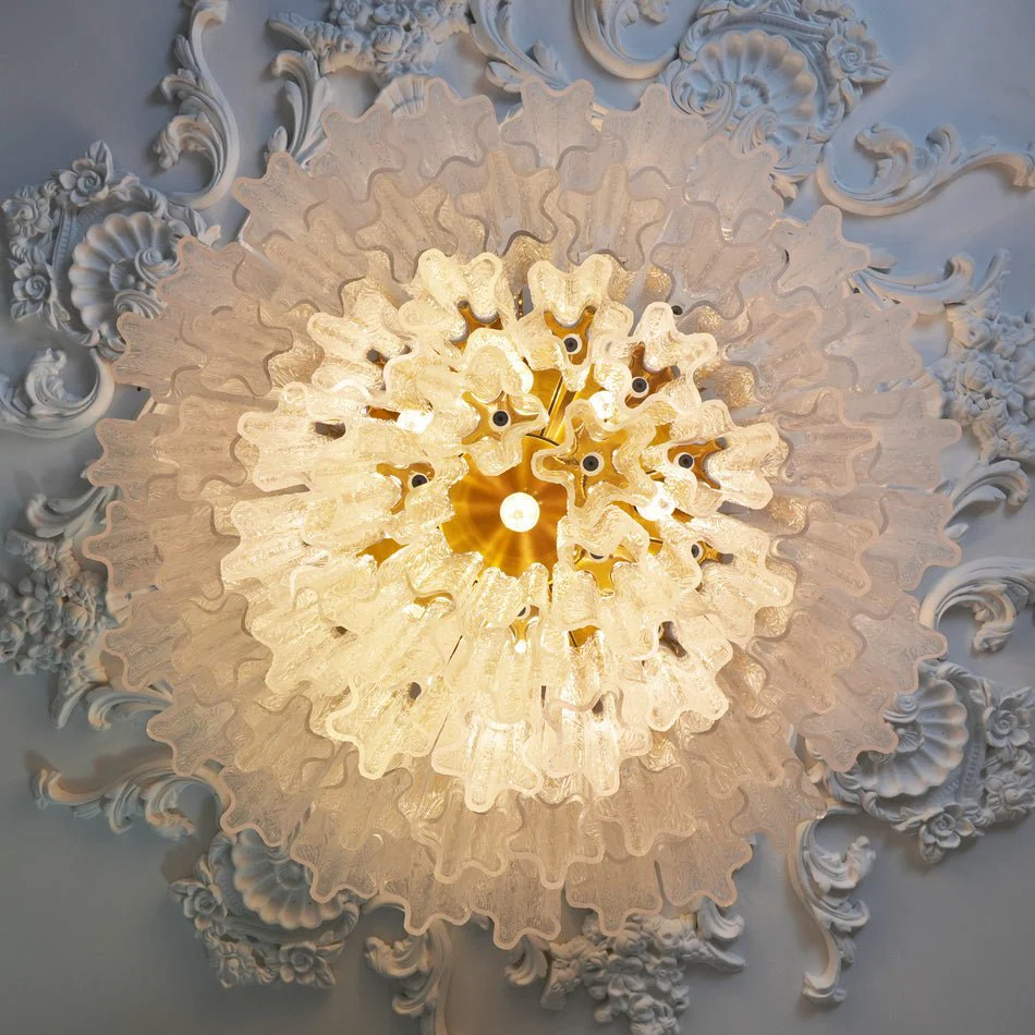 Murano Pink Glass Ceiling Light - Image 42