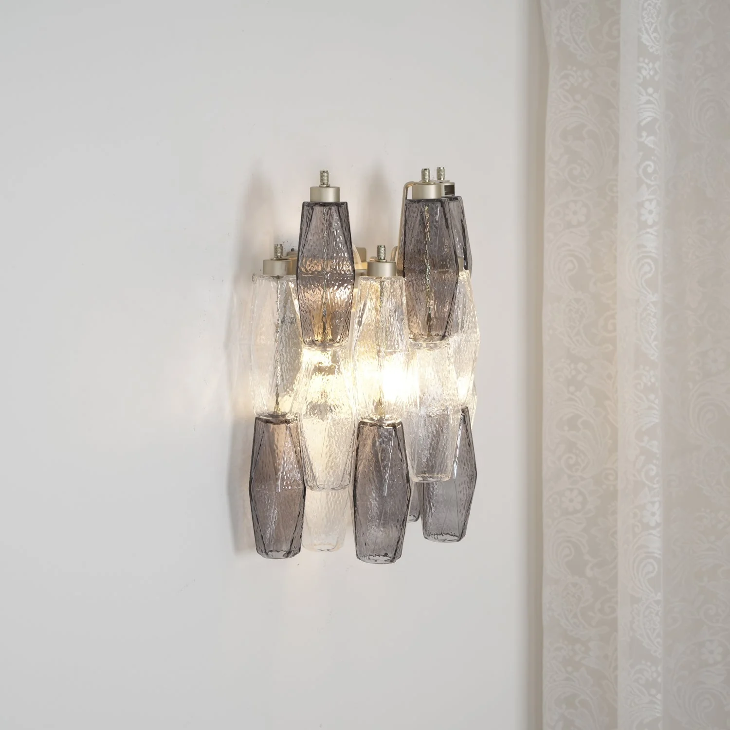 Murano Rhombus Glass Wall Lamp - Image 2