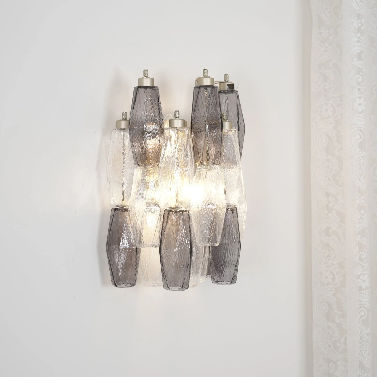 Murano Rhombus Glass Wall Lamp - Image 9