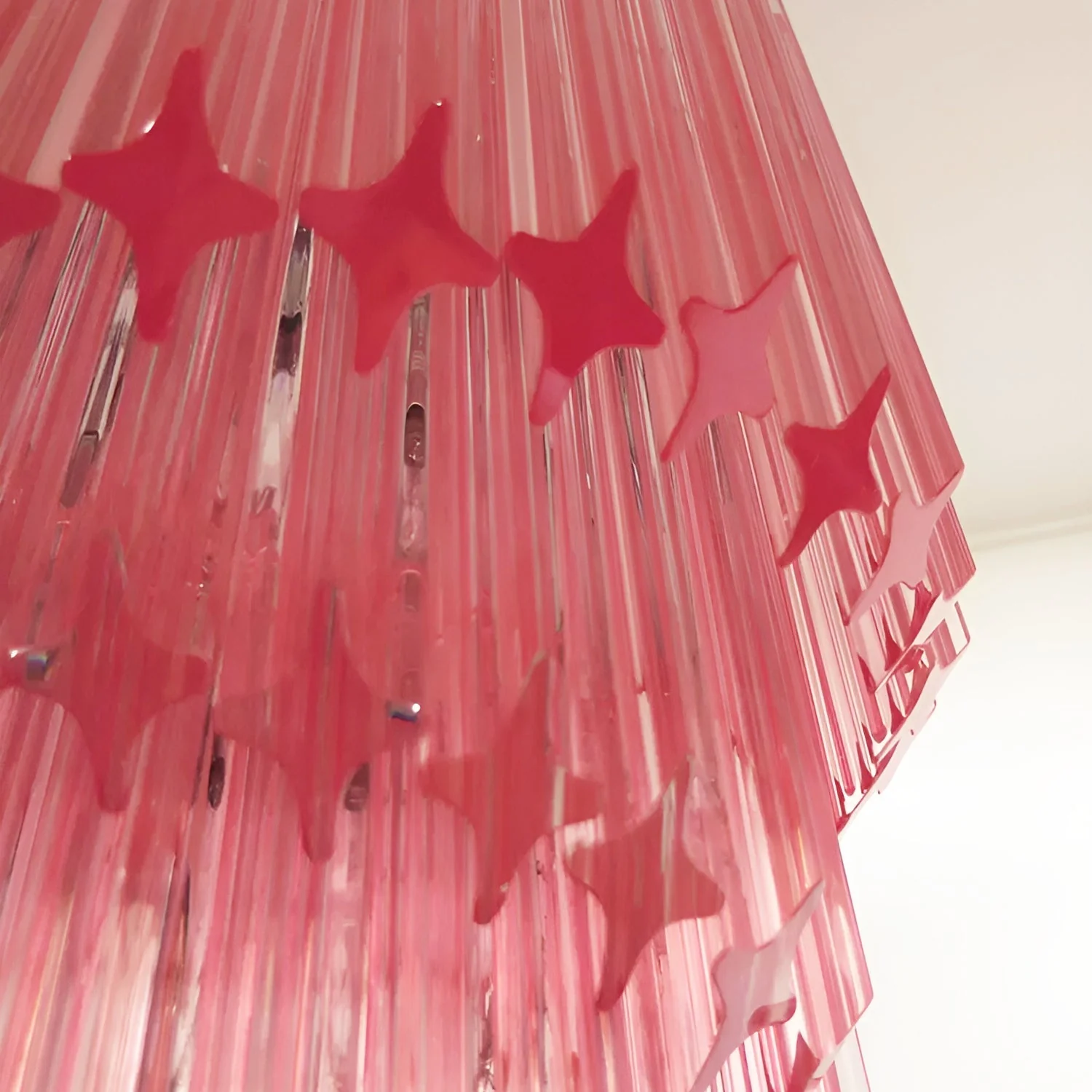 Murano Spiral Prism Glass Chandelier - Image 61