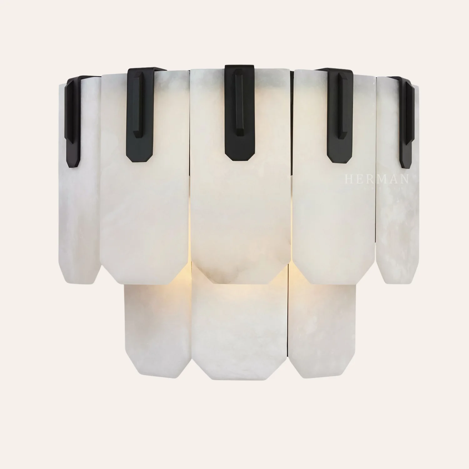 Nadia Alabaster LED Sconce - Image 5