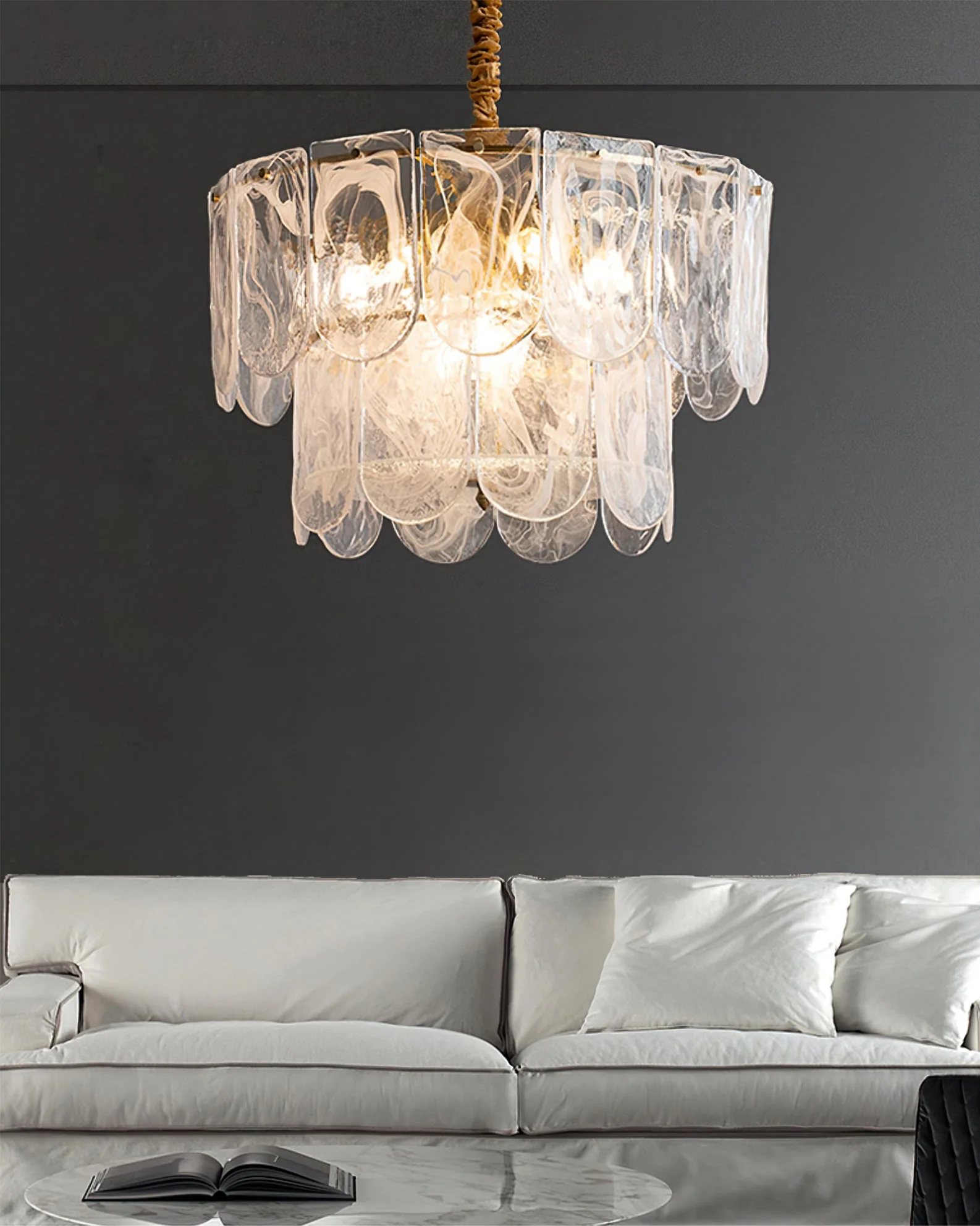 Nason Brass Chandelier - Image 8
