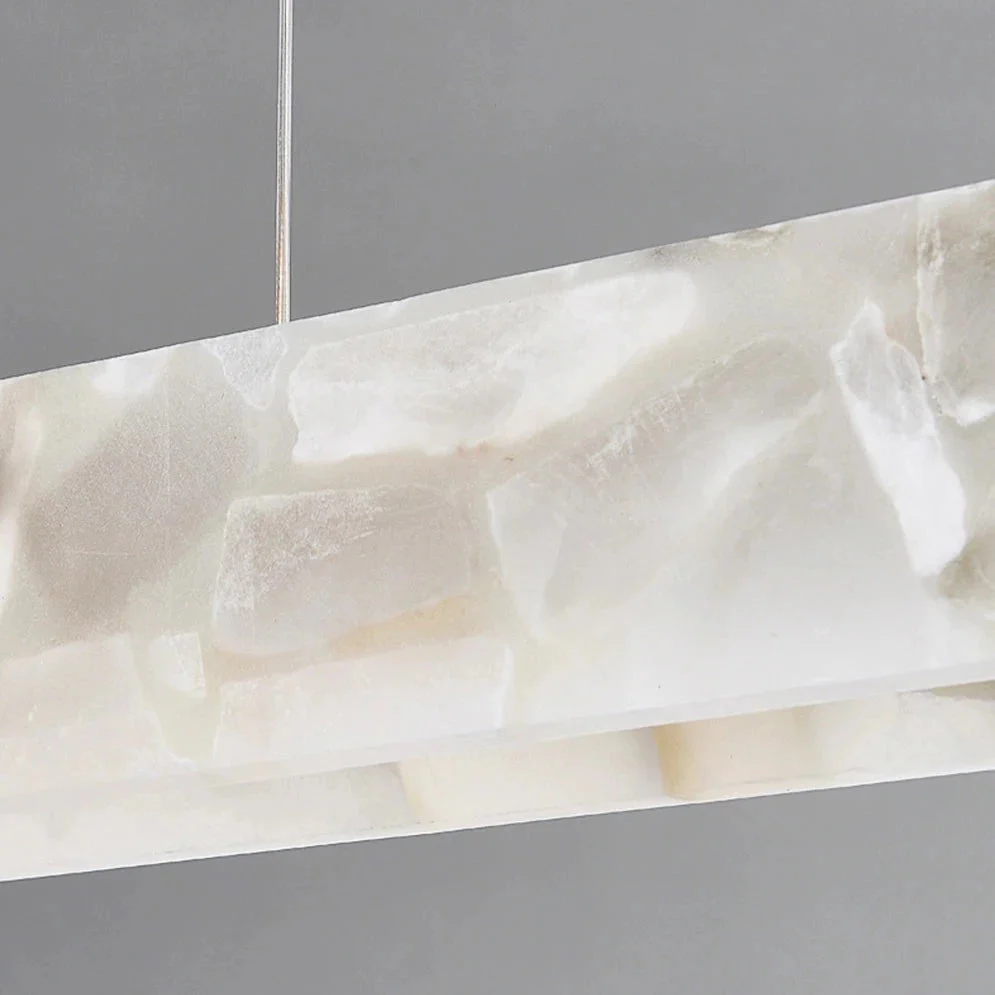 60" Natural Marble Kitchen Island Chandelier - Image 7