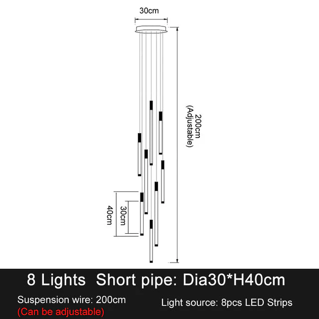 La Barra Staircase Foyer Chandelier - Image 16