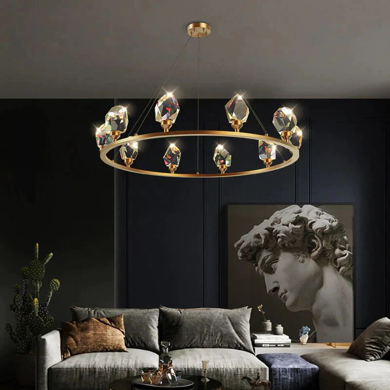 Eve Crystal Crown Chandelier - Image 4