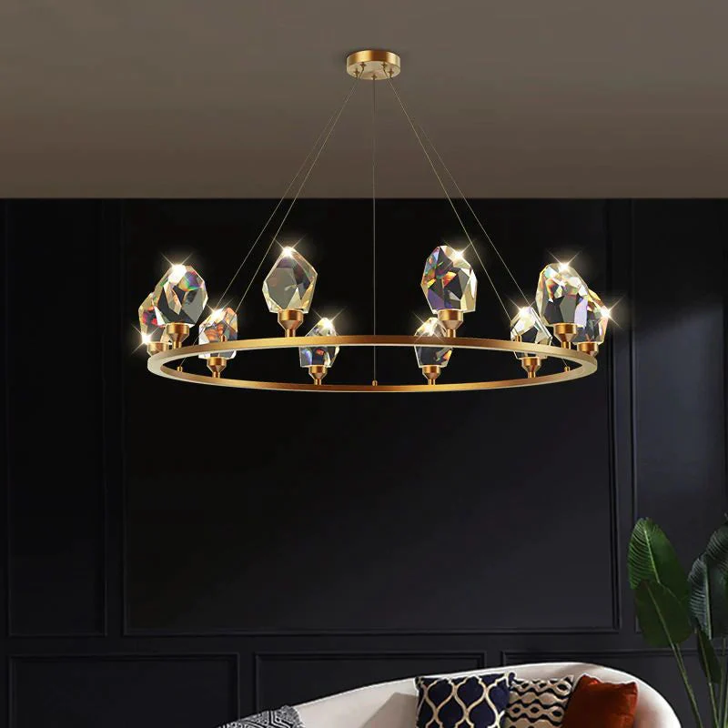 Eve Crystal Crown Chandelier - Image 6