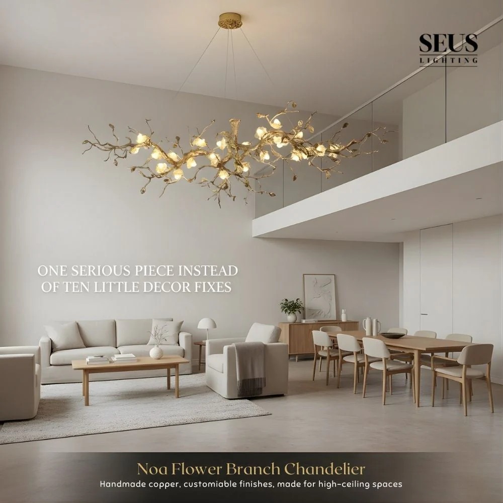 Mona Crystal Flower Branch Chandelier - Image 6
