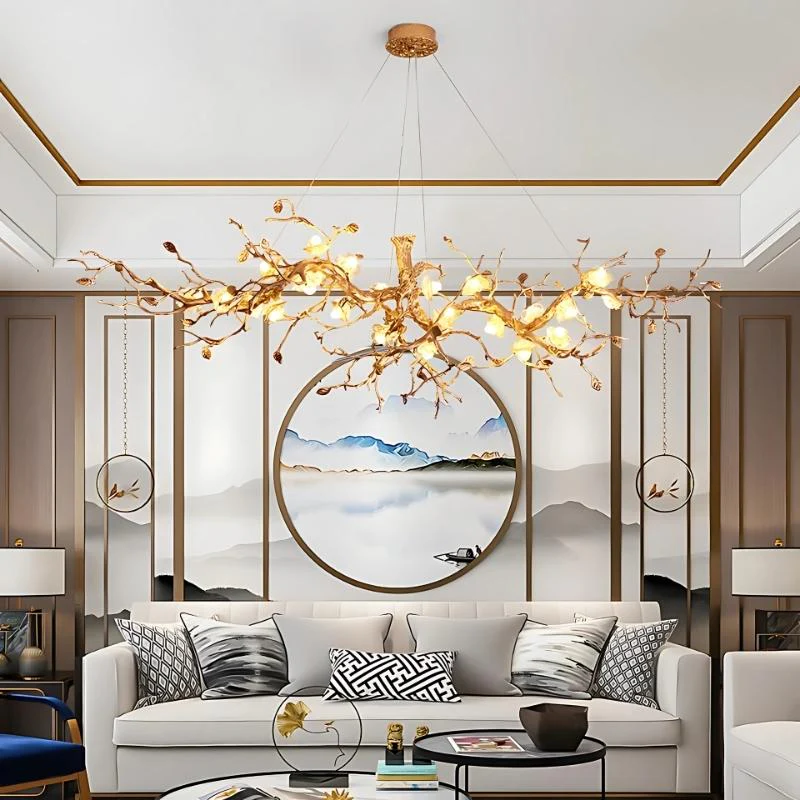 Mona Crystal Flower Branch Chandelier - Image 7