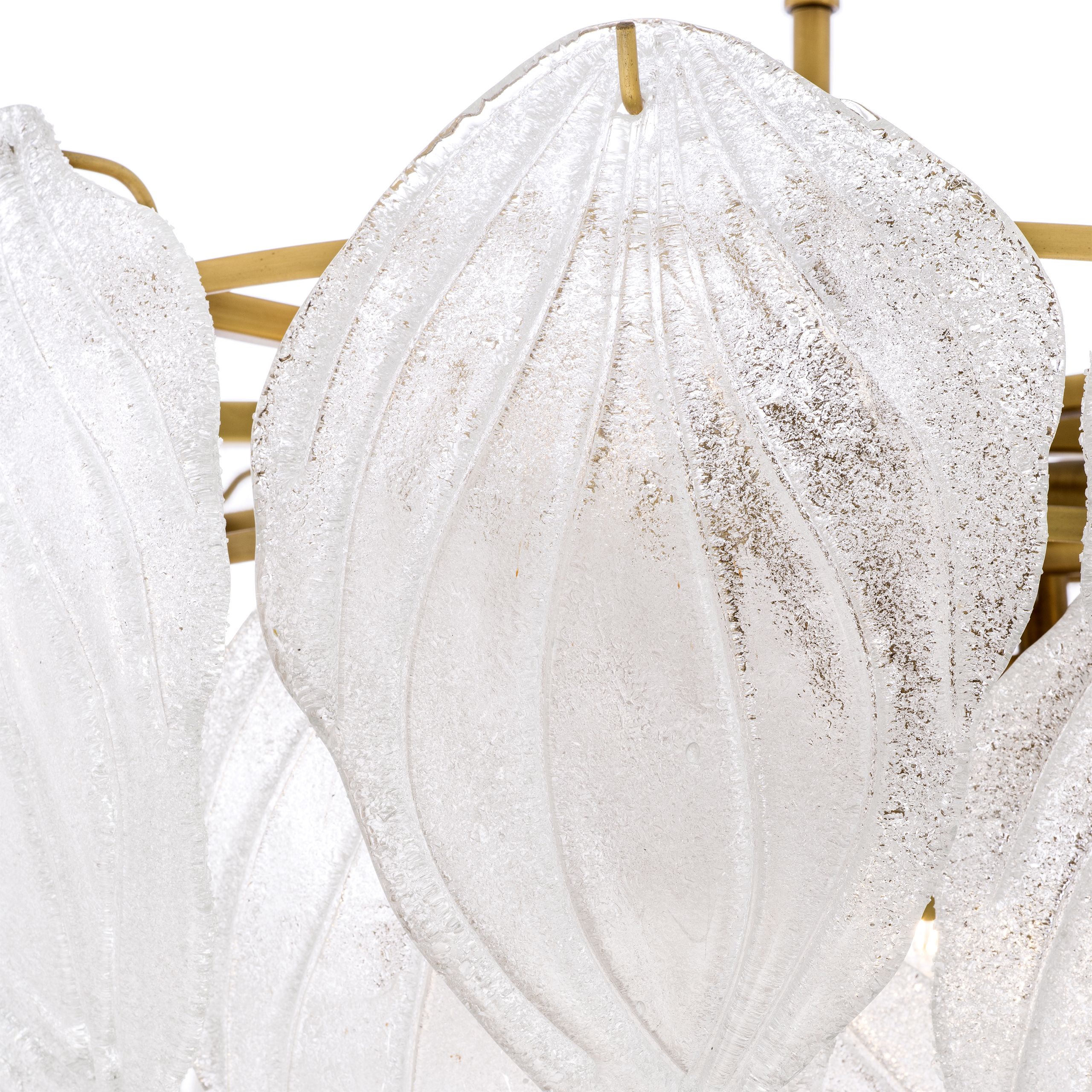 Novida Modern Glass Chandelier - [Brass] - Image 4